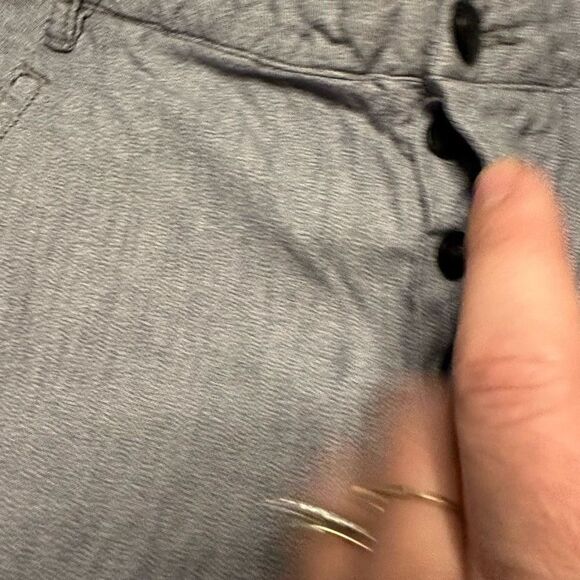 All saints button fly blue blend shorts 32 - Picture 3 of 8